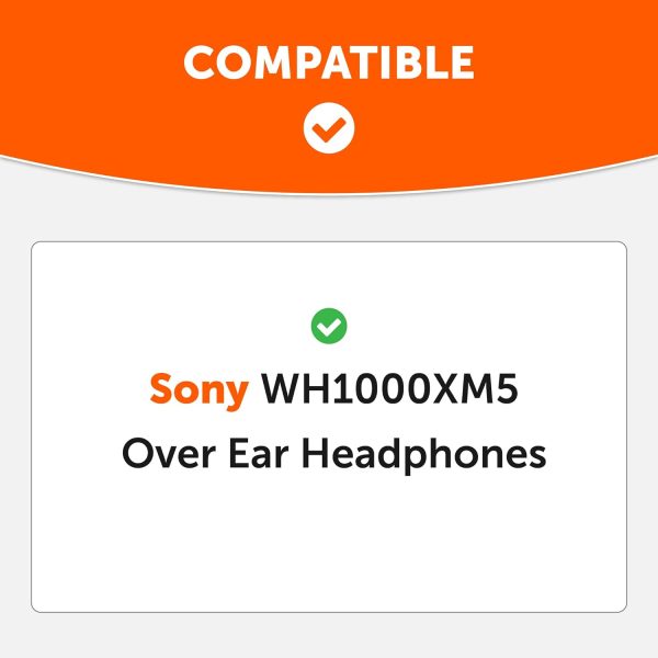 WC SweatZ XM5 - Patented Protective Headphone Ear Covers for Sony WH1000XM5 - Image 2