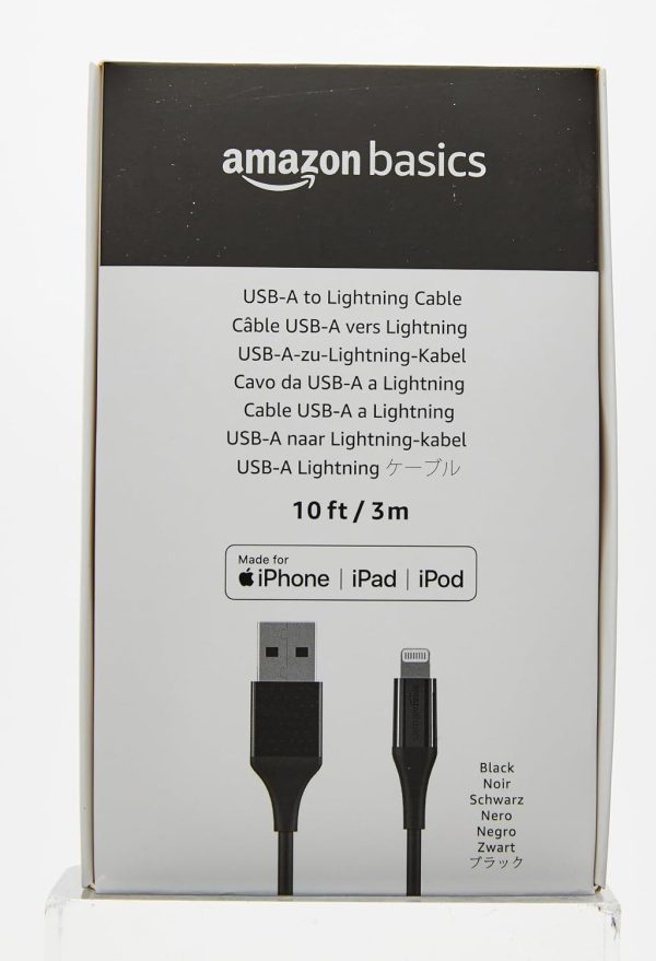 Amazon Basics - USB-A to Lightning ABS Charger Cable (10 feet), MFi - Image 7