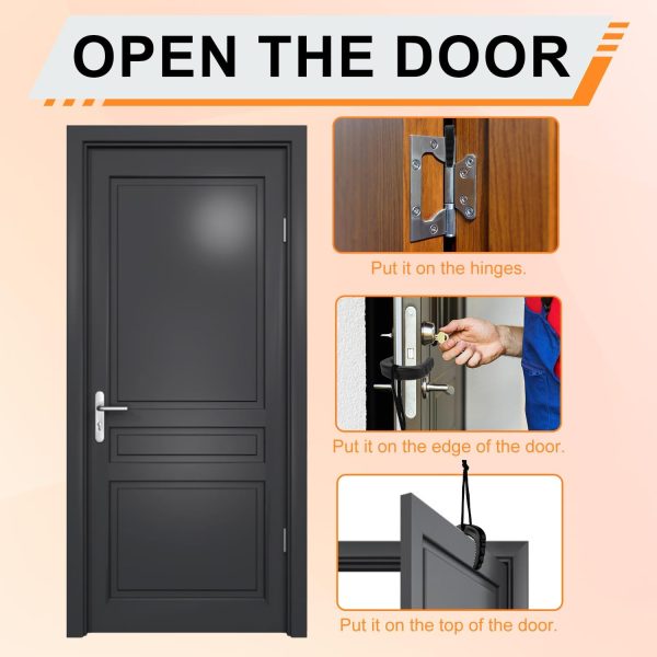 4pcs Door Jam for Law Enforcement, First Responder Door Stopper Emergency - Image 5
