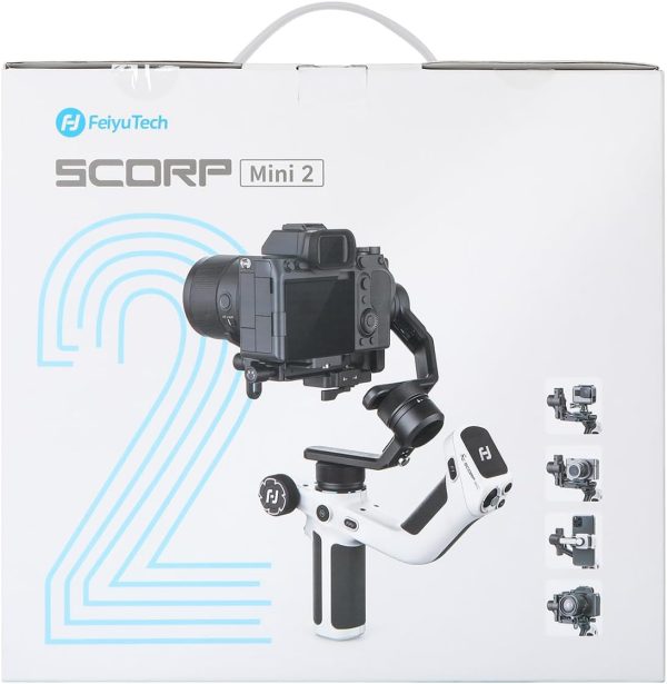 FeiyuTech SCORP Mini 2 Camera Gimbal Stabilizer with AI Tracker, 2.65lbs - Image 10