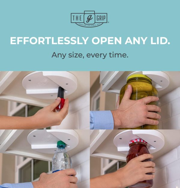 The Original Under Cabinet Jar Opener - Effortless for Weak Hands & Seniors - Image 2