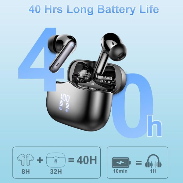 Wireless Earbuds, Bluetooth 5.3 Headphones in Ear with 4 ENC Noise - Image 5