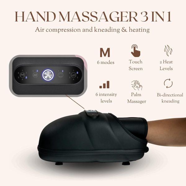 Hand Massager with Heat and Compression for Arthritis and Tunnel, Finger - Image 2