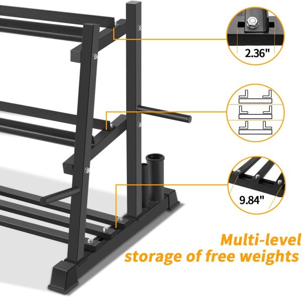 Dumbbell Rack, Bongkim Dumbbell Set with Rack Stand, Dumbbells Weights Rack - Image 3
