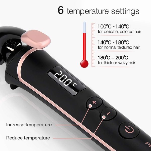 3/4 Inch Curling Irons for Hair with Ceramic Coatiing Barrel - Hair Curler - Image 2