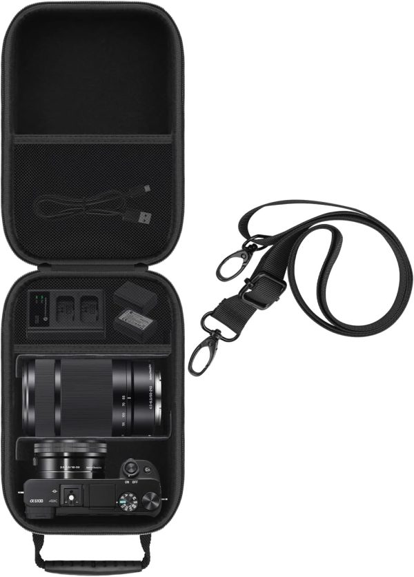 Hard Carrying Case Compatible with Sony Alpha a6400 / a6700 / a6600 / a6100 - Image 9