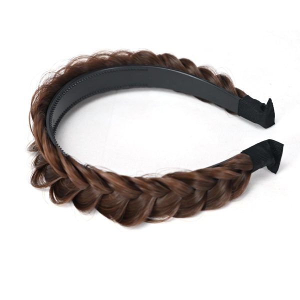 Wide Braided Headband Hoop Fashion Hair Accessories Elastic Non-slip Band - Image 8