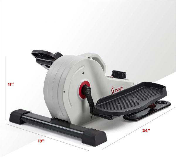 Sunny Health & Fitness Sitting Under Desk Elliptical Exerciser, Portable - Image 6