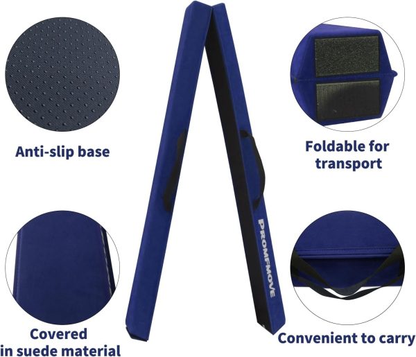 6 FT / 8 FT / 9 FT /10 FT Balance Beam Folding Gymnastics Beam - Extra Firm - Image 4