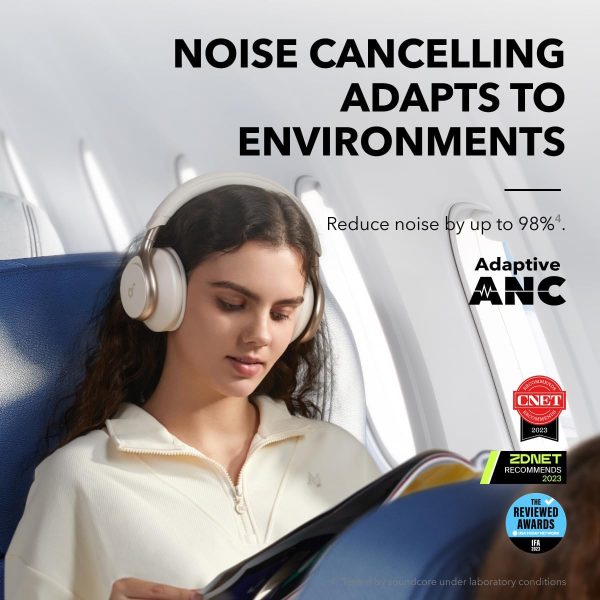 Soundcore by Anker, Space One, Active Noise Cancelling Headphones, 2X - Image 4