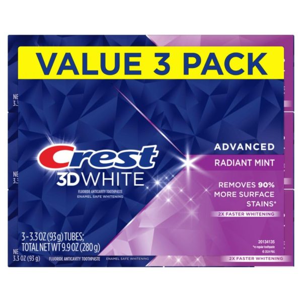 Crest 3D White Advanced Teeth Whitening Toothpaste, Crest 3D White - Image 7