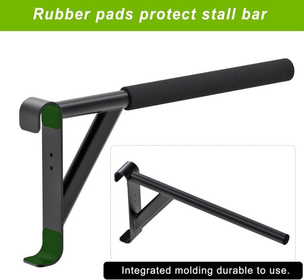 Kipika Gymnastic Stall Bar - 2"x2" Swedish Ladder with 1" Hole, Wall - Image 6
