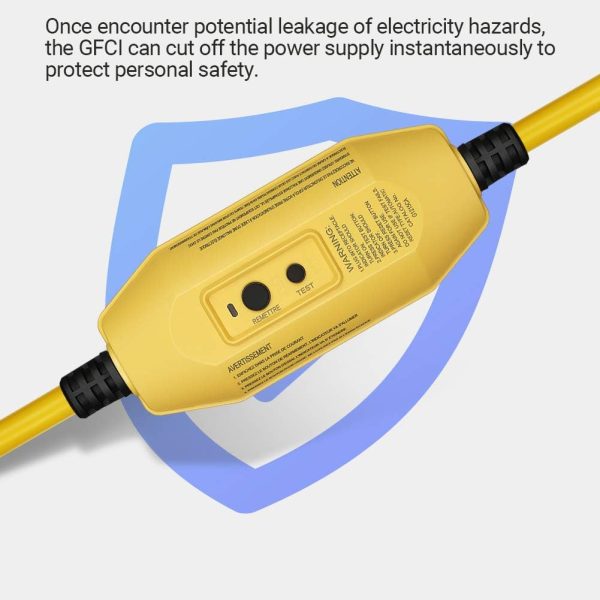 DEWENWILS 3 FT Automatic GFCI Extension Cord Outdoor, 12/3 Gauge Extension - Image 3