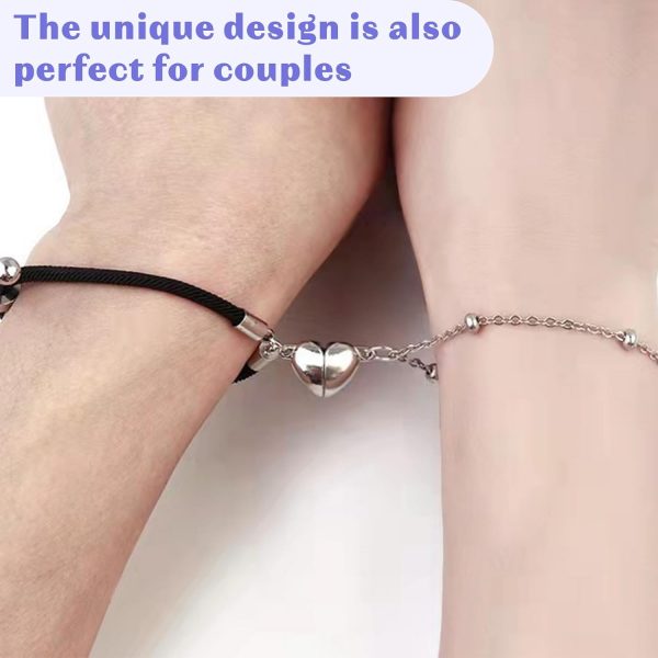 30 PCS Heart Shaped Magnetic Clasps for Jewelry, Gold Silver Bracelet Clasp - Image 7