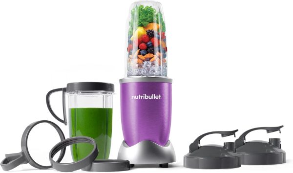 NutriBullet NB9-1301PUR Pro 13 Pcs Passion Purple, 900W, Violet - Image 2