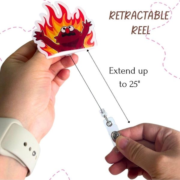 Raccoon Badge Reel Its Called Trash Can Not Trash Cannot Funny Cute Meme - Image 3