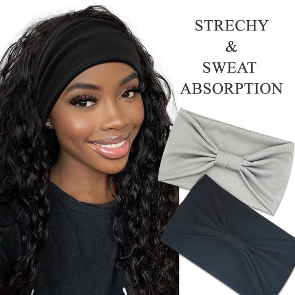 Wide Headbands for Women Fashion Knotted Headband Yoga Workout Head Wrap 4 - Image 2