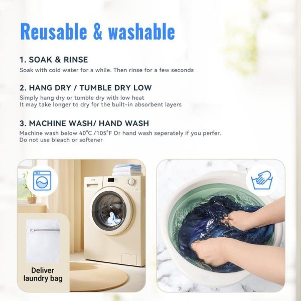 Incontinence Underwear for Men Washable Mens Incontinence Underwear for - Image 6