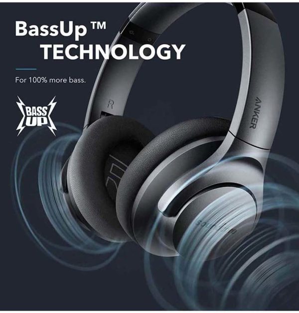 Soundcore Anker Life Q20 Hybrid Active Noise Cancelling Headphones, - Image 6