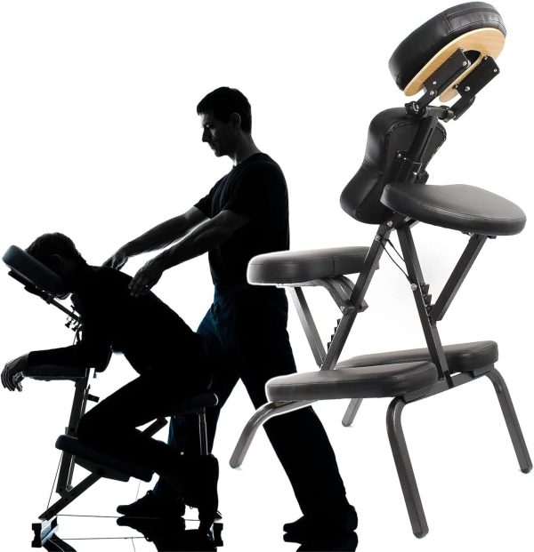 Foldable Tattoo Chair, Professional Lightweight Portable Massage Chair, - Image 7