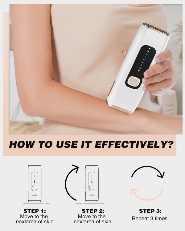IPL Laser Hair Removal Device for Women Men at Home, Upgraded to 999,900 - Image 5