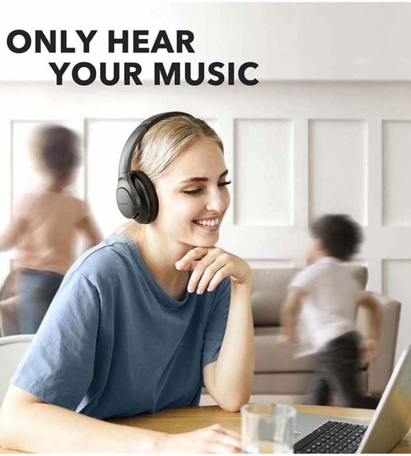 Soundcore Anker Life Q20 Hybrid Active Noise Cancelling Headphones, - Image 3
