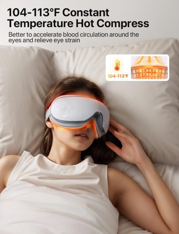ALLJOY Christmas Gifts, Eye Massager with Heat, Migraine Relief, Gifts for - Image 5