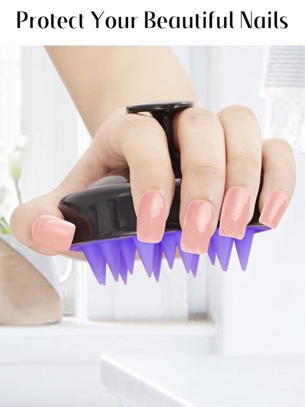 HEETA Shampoo Scalp Brush Massager Hair Growth, Scalp Scrubber with Soft - Image 4