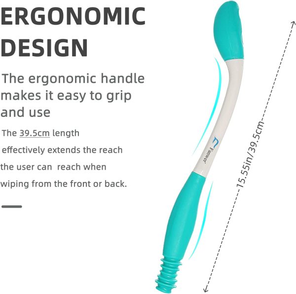 Fanwer Toilet Aids Tools,Long Reach Comfort Wipe,Extends Your Reach Over - Image 4