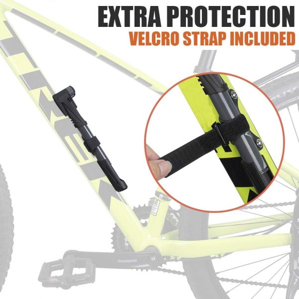 BV Mini Bike Pump Portable Frame Pump, Air Ball Pump Inflator with Ball - Image 5
