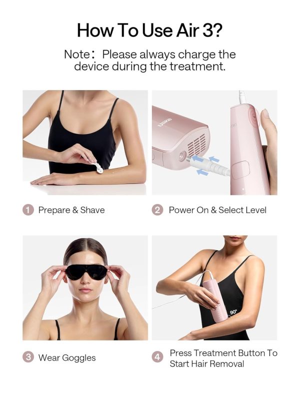 Ulike Laser Hair Removal for Women and Men, Air 3 Ice-Cooling IPL Device - Image 8