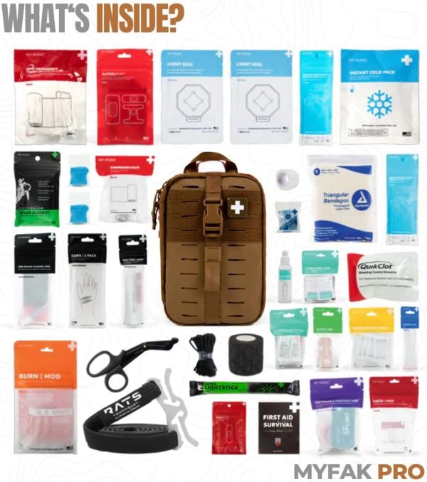My Medic MyFAK PRO First Aid Kit Bag - Emergency Survival Essentials, Medic - Image 6