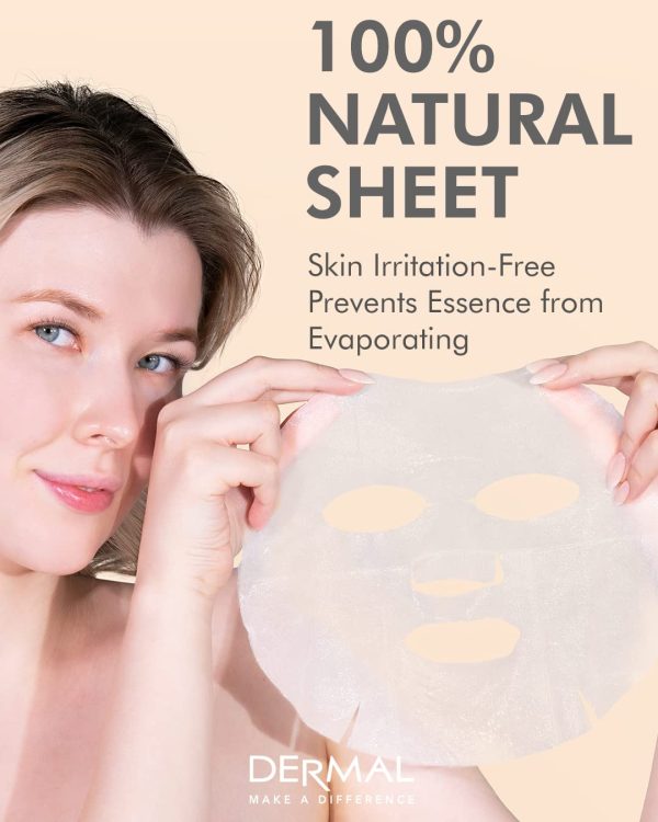 DERMAL 16 Combo Pack A Collagen Essence Korean Face Mask - Hydrating & - Image 5
