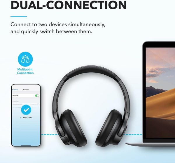 Soundcore by Anker Q20i Hybrid Active Noise Cancelling Headphones, Wireless - Image 7