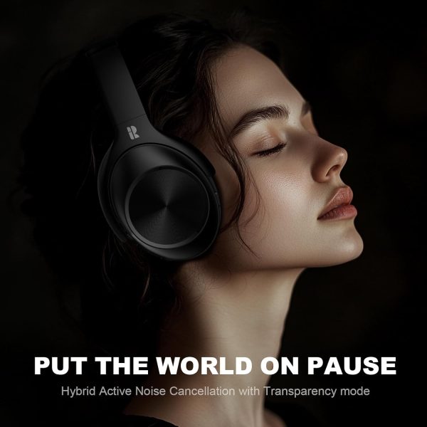 Hybrid Active Noise Cancelling Headphones, Bluetooth 5.4 Headphones - Image 2