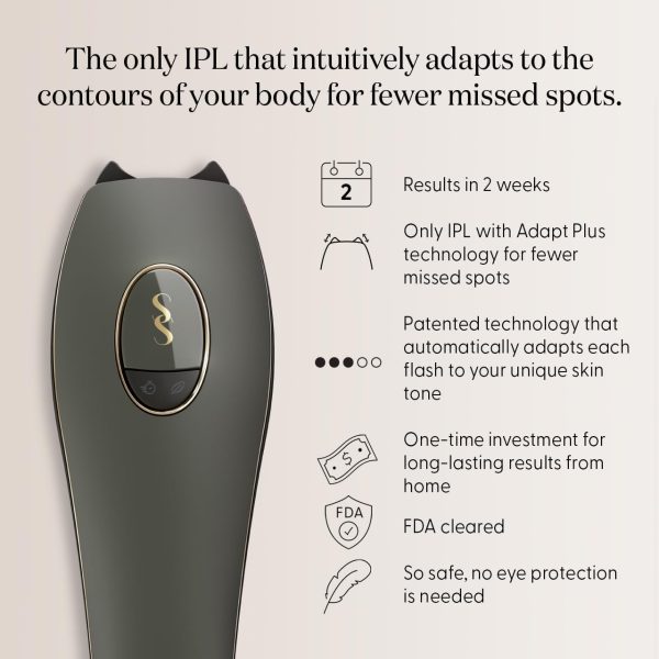 SmoothSkin Pure Adapt Green IPL Laser Hair Removal Device for Women & Men, - Image 3