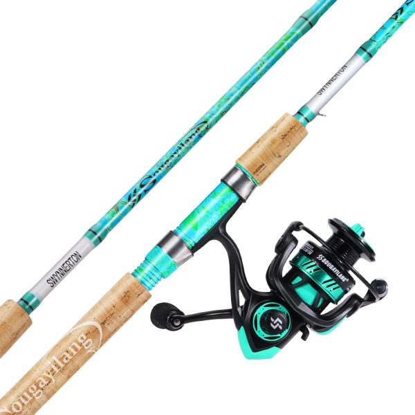 Sougayilang Fishing Rod and Reel Combo, 2-Piece 5-Foot 6-Inch Graphite & - Image 2
