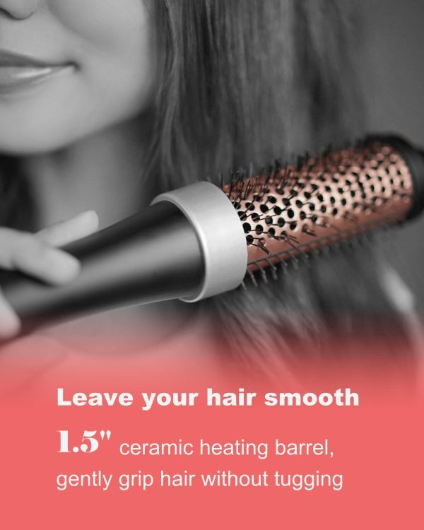 Ionic Thermal Brush Blowout Hot Brush 1.5 Inch Heat Hair Curling Brush 30s - Image 6
