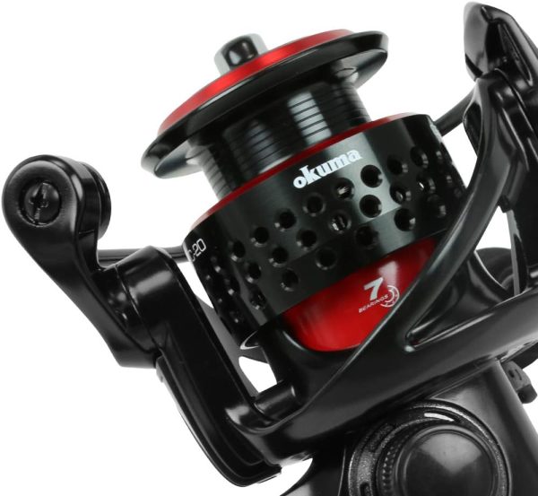 Okuma Ceymar Graphite Lightweight All Purpose 8BB Spinning Reel - Image 5