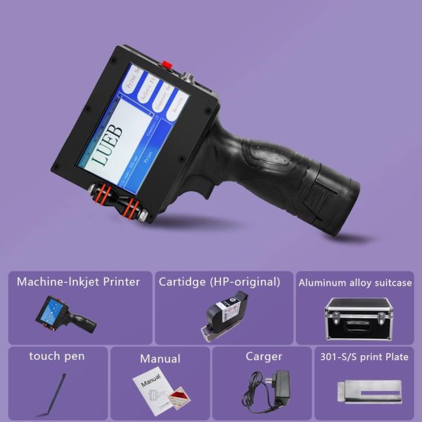 PEKOKO Inkjet Printer with 4.3 Inch HD Touch Screen,Handheld Inkjet Printer - Image 6
