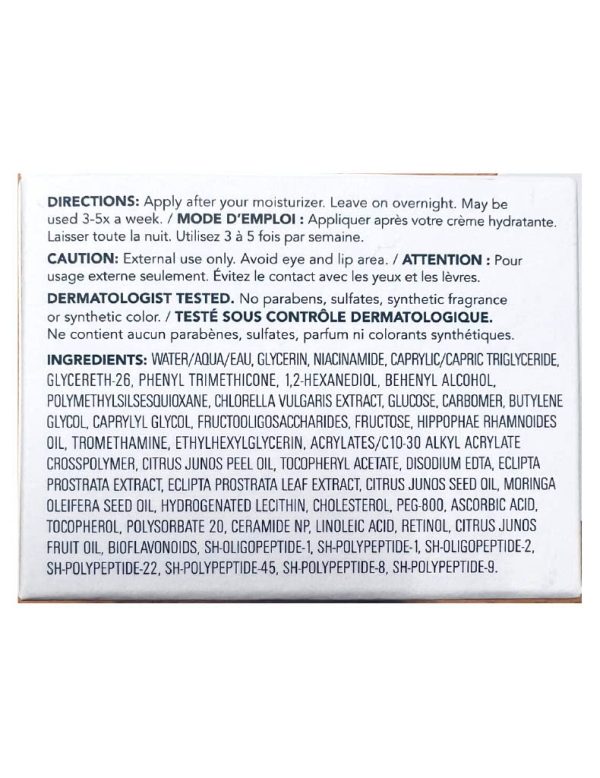 Saturday Skin Yuzu Vitamin C Sleep Overnight Face Mask Skin Care Retinol - Image 7