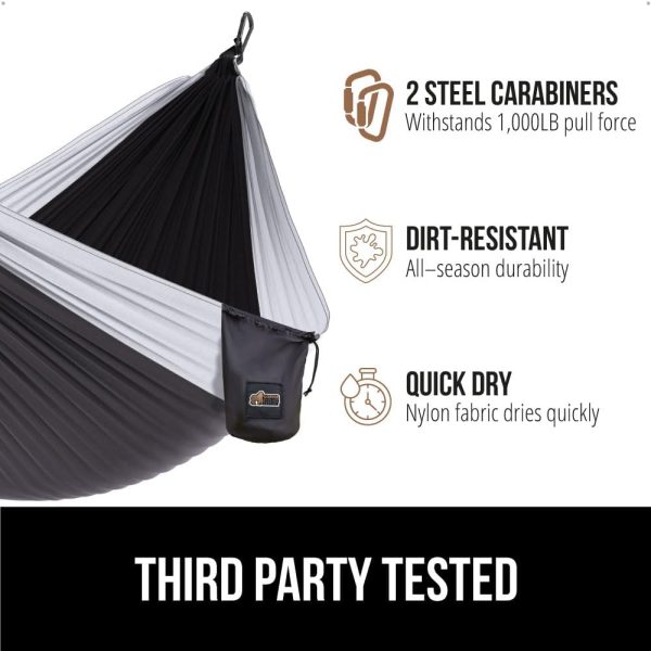Gorilla Grip Durable Portable Camping Hammock, Holds 400lbs with Heavy Duty - Image 5