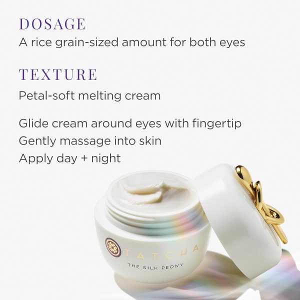 TATCHA The Silk Peony Melting Under Eye Cream | Hydration with - Image 4