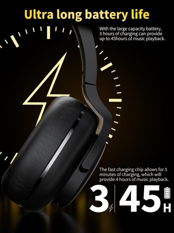 Hi-Res Audio Hybrid Active Foldable Noise Cancelling Bluetooth - Image 6