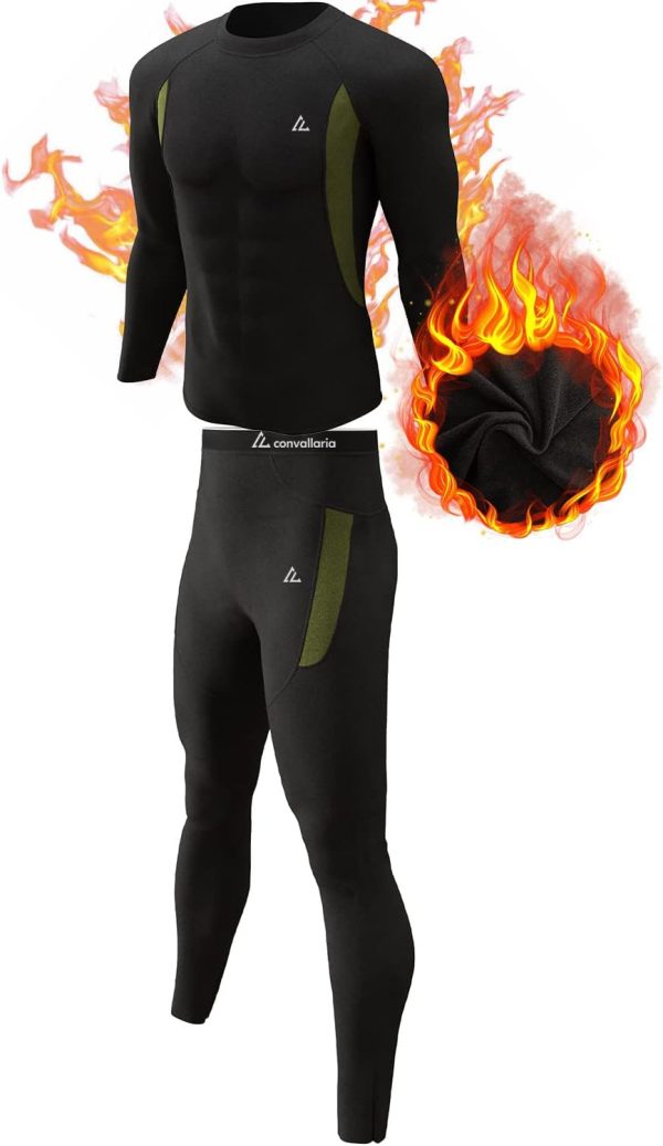 CL convallaria Thermal Underwear Long Johns Set Mens Winter Hunting Gear - Image 6