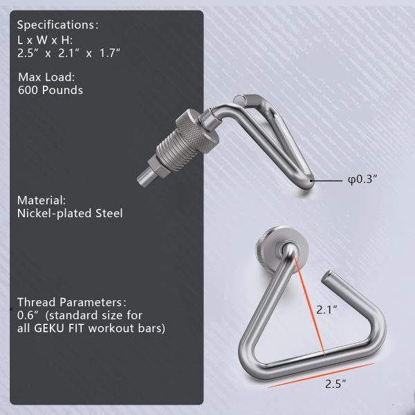 Resistance Bands Bar Accessories, Fitness Handles, Detachable Workout Bar - Image 2