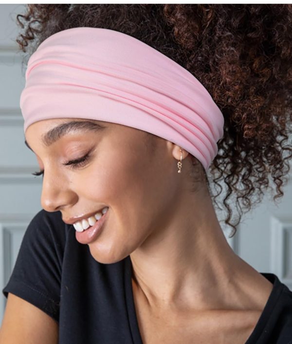 Wide Headbands for Women Boho Large Head Bands for Women's Hair Non Slip - Image 3