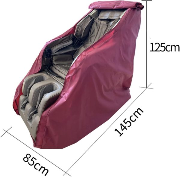 Full Body Shiatsu Massage Chair Cover, Oxford Cloth Waterproof Zero Gravity - Image 5