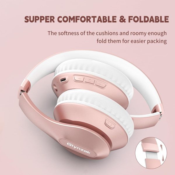 Wireless Bluetooth Headphones Over Ear 65H Playtime HiFi Stereo Headset - Image 8
