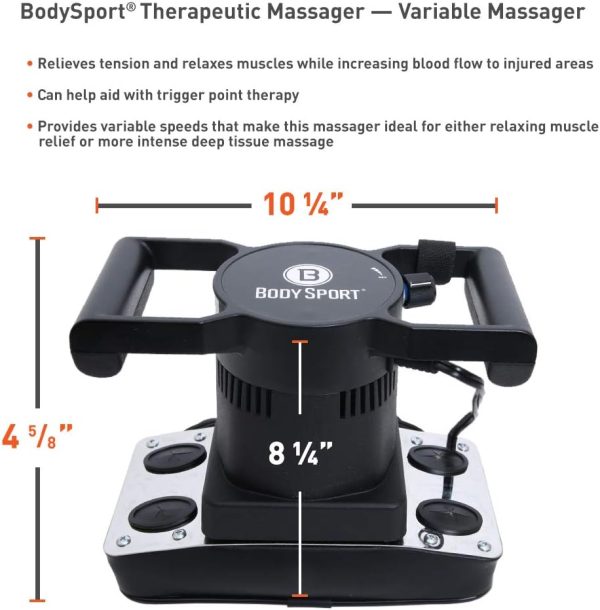 Body Sport Therapeutic Variable Speed Professional Vibrating Massager for - Image 4